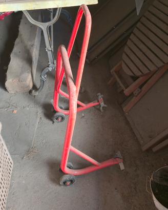 Cavalletto alza moto posteriore universale