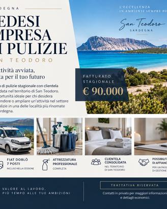 Impresa di pulizie stagionale- san teodoro