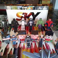 Personaggi auto navicella papercraft Marvel Disney