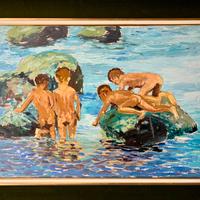 Quadro marina di Mario Berrino dipinto