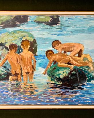 Quadro marina di Mario Berrino dipinto
