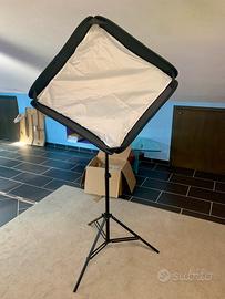 Soft box per flash 60x60 cm