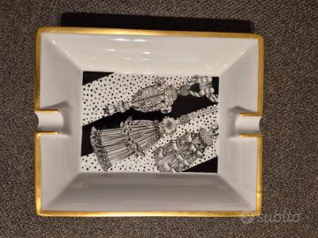 Posacenere Limoges France dipinto a mano – firmato