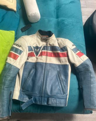 Giacca moto  pelle dainese tg48