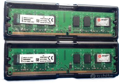 MEMORIE RAM KINGSTON 4 GB (2 x 2 GB) DDR2 667 MHz
