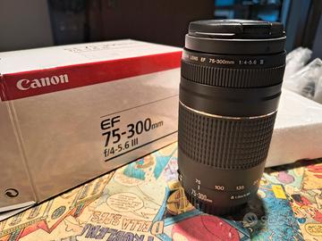 Canon Teleobiettivo ef 75-300mm f/4-5.6 lll