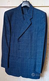 completo lana, vintage, blu. made in Italy, 48