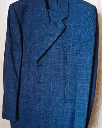 completo lana, vintage, blu. made in Italy, 48