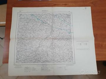 Mappa militare IGM   scala 1/100000  MODENA