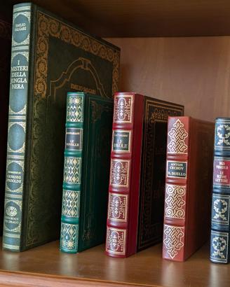 Libri Classici Letteratura rilegati similpelle oro