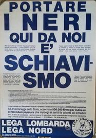 Manifesto LEGA LOMBARDA-LEGA NORD