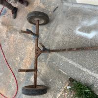 Carrello per motozappa