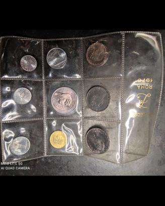 Lira Italia 1970 Roma Capitale 1000 /500 argento