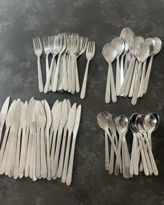 85 posate acciaio inox
