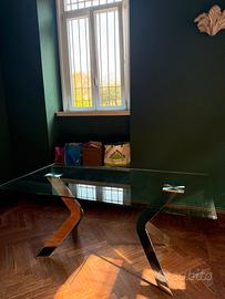 Scrivania in vetro