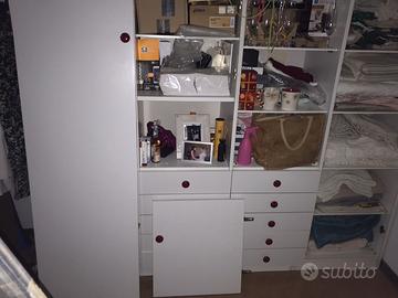 Armadio fatto su misura x mansarda 230x 50 x150h c