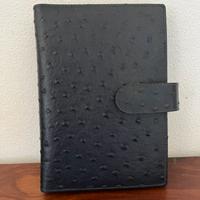 Porta agenda Organizer Full Time pelle di struzzo