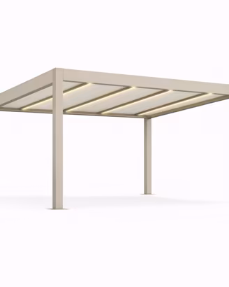 pergotenda elettrica con illuminazione a led