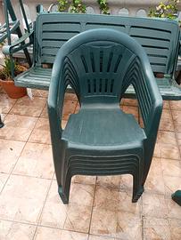 tavolo ,sedie, panca,dondolo , visto aquistato