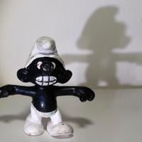 Puffo Arrabbiato Nero Usato I Puffi - The Smurfs V