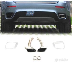 TERMINALI SCARICO POSTERIORIBMW X6 E71 E72 08-14 