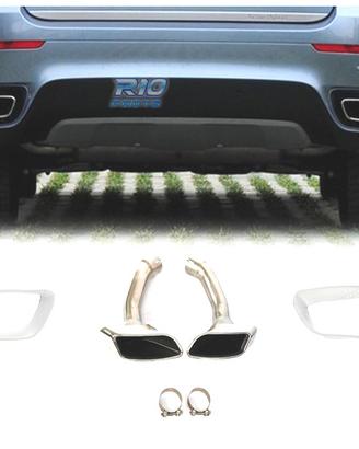 TERMINALI SCARICO POSTERIORIBMW X6 E71 E72 08-14 