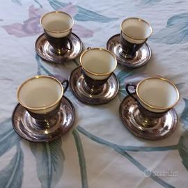 Set di 5 tazzine da caffè