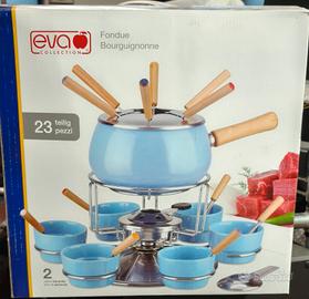 fonduta e burguignonne pentolino e scodelle