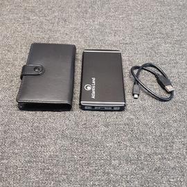 Hard disc completo di case e custodia 320 Gb