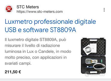 Luxmetro professionale digitale ST8809A