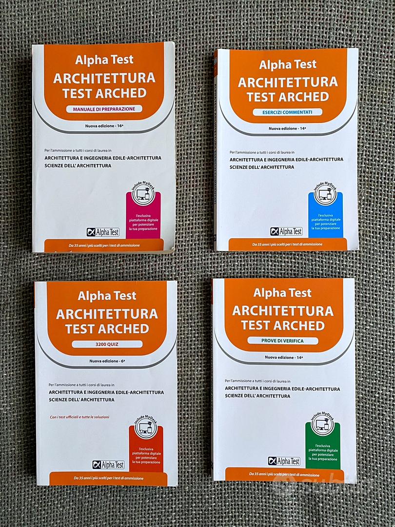 Alpha test architettura Kit completo - Test arched - Libri e