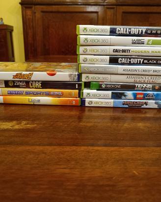 Xbox 360 nera con kinect e giochi
