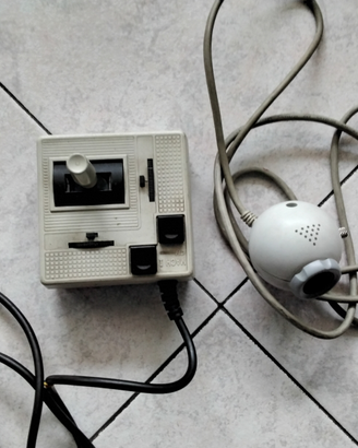 Joystick e telecamera vintage
