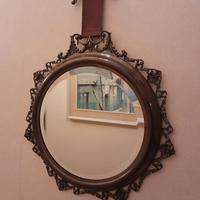 specchio con mensola