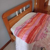 Struttura letto singolo + materasso