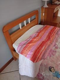 Struttura letto singolo + materasso