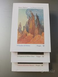 divina commedia  in tre volumi illustrata.