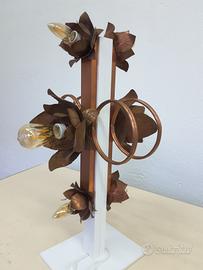 lampada da tavolo in rame 