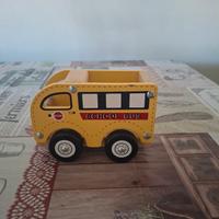 scuola bus legno
