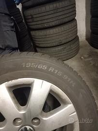 cerchi in lega e gomme da neve 195/65 R15 91H