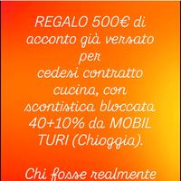 CAMBIO contratto CUCINE MOBILTURI con 40%(Serio))