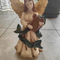 statuetta angelo con la lira