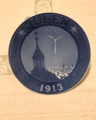 Piatto di Natale Royal Copenhagen 1913