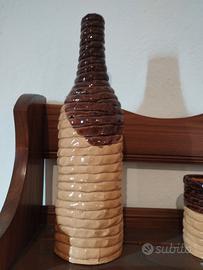 BOTTIGLIE BICCHIERI TERRACOTTA TOSCANA