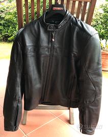 Giacca moto in pelle Mtech