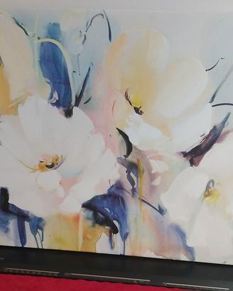 Quadro fiori, colori pastello