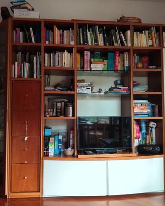 libreria in ciliegio