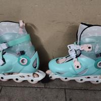 OXELO Set Roller bambina PLAY5 verde 34-36