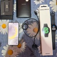 Bundle Samsung: Galaxy S24 256GB + Galaxy Watch 4