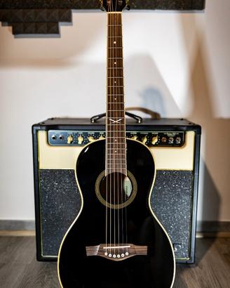 Chitarra acustica Eko Parlor con Preamp LRbaggs
